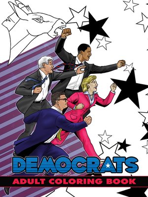 cover image of Politcal Power: Democrats Adult Coloring Book